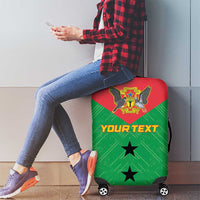 Custom Sao Tome and Principe Football Luggage Cover Go Champions - Green Ver - Wonder Print Shop