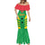 Custom Sao Tome and Principe Football Mermaid Dress Go Champions - Green Ver - Wonder Print Shop