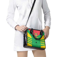 Custom Sao Tome and Principe Football Shoulder Handbag Go Champions - Green Ver - Wonder Print Shop