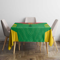 Custom Sao Tome and Principe Football Tablecloth Go Champions - Green Ver - Wonder Print Shop