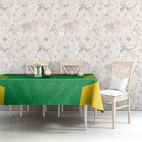 Custom Sao Tome and Principe Football Tablecloth Go Champions - Green Ver - Wonder Print Shop