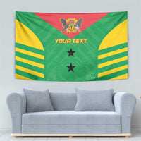 Custom Sao Tome and Principe Football Tapestry Go Champions - Green Ver - Wonder Print Shop