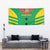 Custom Sao Tome and Principe Football Tapestry Go Champions - Green Ver - Wonder Print Shop