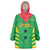 Custom Sao Tome and Principe Football Wearable Blanket Hoodie Go Champions - Green Ver - Wonder Print Shop