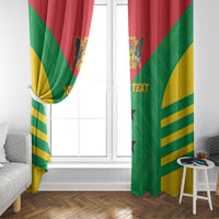 Custom Sao Tome and Principe Football Window Curtain Go Champions - Green Ver - Wonder Print Shop