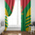 Custom Sao Tome and Principe Football Window Curtain Go Champions - Green Ver - Wonder Print Shop