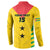 Custom Sao Tome and Principe Football Button Sweatshirt Go Champions - Yellow Ver - Wonder Print Shop
