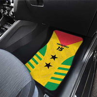 Custom Sao Tome and Principe Football Car Mats Go Champions - Yellow Ver - Wonder Print Shop