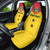 Custom Sao Tome and Principe Football Car Seat Cover Go Champions - Yellow Ver - Wonder Print Shop