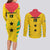 Custom Sao Tome and Principe Football Couples Matching Long Sleeve Bodycon Dress and Long Sleeve Button Shirt Go Champions - Yellow Ver