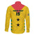 Custom Sao Tome and Principe Football Family Matching Off The Shoulder Long Sleeve Dress and Hawaiian Shirt Go Champions - Yellow Ver