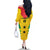 Custom Sao Tome and Principe Football Family Matching Off The Shoulder Long Sleeve Dress and Hawaiian Shirt Go Champions - Yellow Ver