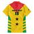 Custom Sao Tome and Principe Football Family Matching Off Shoulder Maxi Dress and Hawaiian Shirt Go Champions - Yellow Ver - Wonder Print Shop