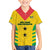 Custom Sao Tome and Principe Football Family Matching Off Shoulder Maxi Dress and Hawaiian Shirt Go Champions - Yellow Ver - Wonder Print Shop