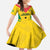 Custom Sao Tome and Principe Football Family Matching Summer Maxi Dress and Hawaiian Shirt Go Champions - Yellow Ver - Wonder Print Shop
