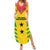 Custom Sao Tome and Principe Football Family Matching Summer Maxi Dress and Hawaiian Shirt Go Champions - Yellow Ver - Wonder Print Shop