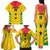 Custom Sao Tome and Principe Football Family Matching Tank Maxi Dress and Hawaiian Shirt Go Champions - Yellow Ver - Wonder Print Shop
