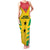 Custom Sao Tome and Principe Football Family Matching Tank Maxi Dress and Hawaiian Shirt Go Champions - Yellow Ver - Wonder Print Shop