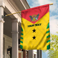 Custom Sao Tome and Principe Football Garden Flag Go Champions - Yellow Ver - Wonder Print Shop