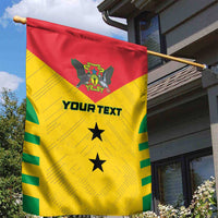 Custom Sao Tome and Principe Football Garden Flag Go Champions - Yellow Ver - Wonder Print Shop
