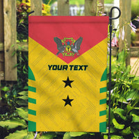 Custom Sao Tome and Principe Football Garden Flag Go Champions - Yellow Ver - Wonder Print Shop