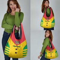 Custom Sao Tome and Principe Football Grocery Bag Go Champions - Yellow Ver