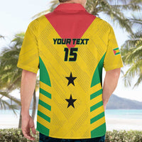 Custom Sao Tome and Principe Football Hawaiian Shirt Go Champions - Yellow Ver - Wonder Print Shop