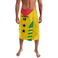 Custom Sao Tome and Principe Football Lavalava Go Champions - Yellow Ver - Wonder Print Shop