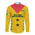 Custom Sao Tome and Principe Football Long Sleeve Button Shirt Go Champions - Yellow Ver