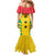 Custom Sao Tome and Principe Football Mermaid Dress Go Champions - Yellow Ver - Wonder Print Shop