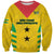 Custom Sao Tome and Principe Football Sweatshirt Go Champions - Yellow Ver - Wonder Print Shop