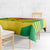 Custom Sao Tome and Principe Football Tablecloth Go Champions - Yellow Ver - Wonder Print Shop