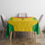 Custom Sao Tome and Principe Football Tablecloth Go Champions - Yellow Ver - Wonder Print Shop