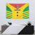 Custom Sao Tome and Principe Football Tapestry Go Champions - Yellow Ver - Wonder Print Shop