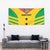 Custom Sao Tome and Principe Football Tapestry Go Champions - Yellow Ver - Wonder Print Shop