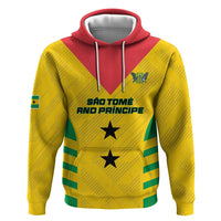 Custom Sao Tome and Principe Football Zip Hoodie Go Champions - Yellow Ver - Wonder Print Shop