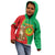 Personalised Mauritania Kid Hoodie African Wild Cat With Coat Of Arms - Wonder Print Shop