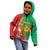 Personalised Mauritania Kid Hoodie African Wild Cat With Coat Of Arms - Wonder Print Shop