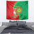 Personalised Mauritania Tapestry African Wild Cat With Coat Of Arms - Wonder Print Shop