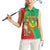 Personalised Mauritania Women Sleeveless Polo Shirt African Wild Cat With Coat Of Arms - Wonder Print Shop