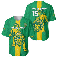 Custom Mauritania Football Baseball Jersey Go Al-Murabitun - Wonder Print Shop