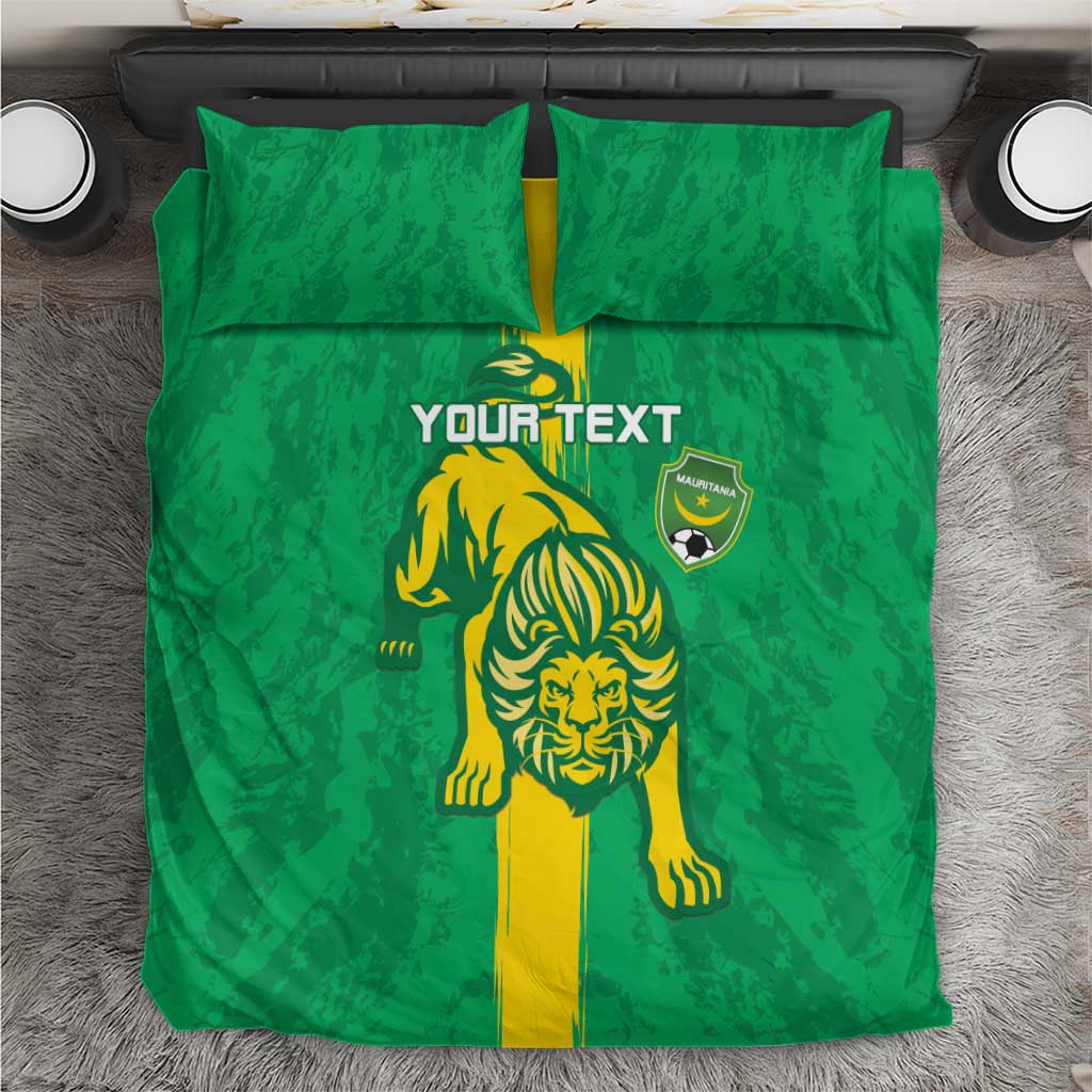 Custom Mauritania Football Bedding Set Go Al-Murabitun - Wonder Print Shop