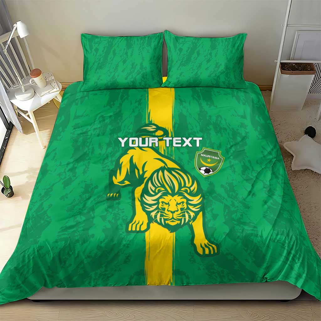 Custom Mauritania Football Bedding Set Go Al-Murabitun - Wonder Print Shop