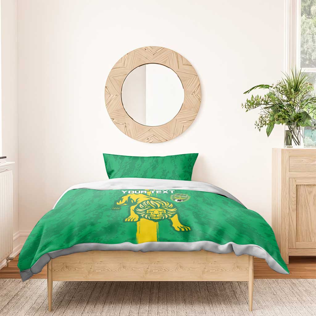 Custom Mauritania Football Bedding Set Go Al-Murabitun - Wonder Print Shop
