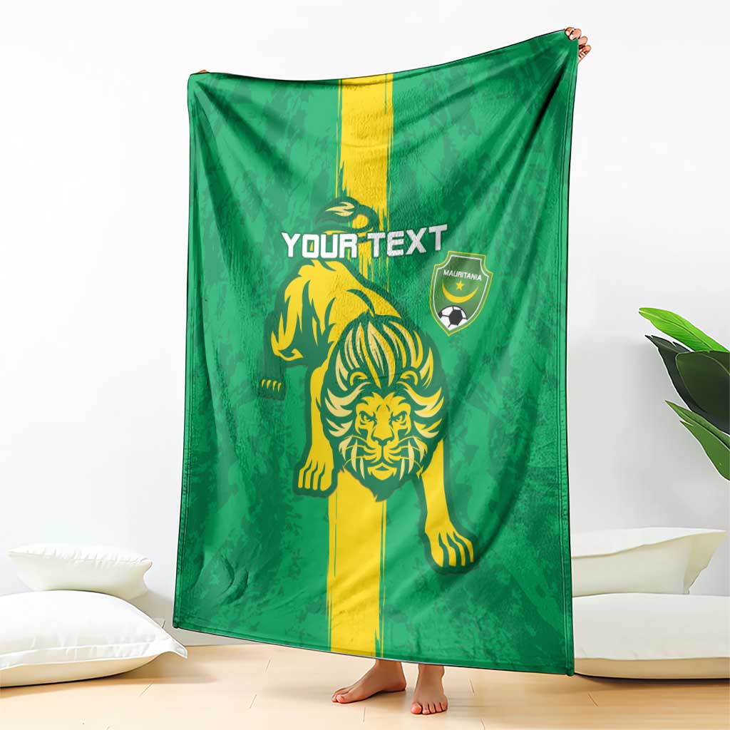 Custom Mauritania Football Blanket Go Al-Murabitun