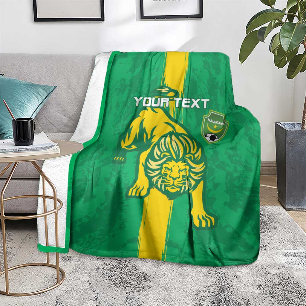 Custom Mauritania Football Blanket Go Al-Murabitun