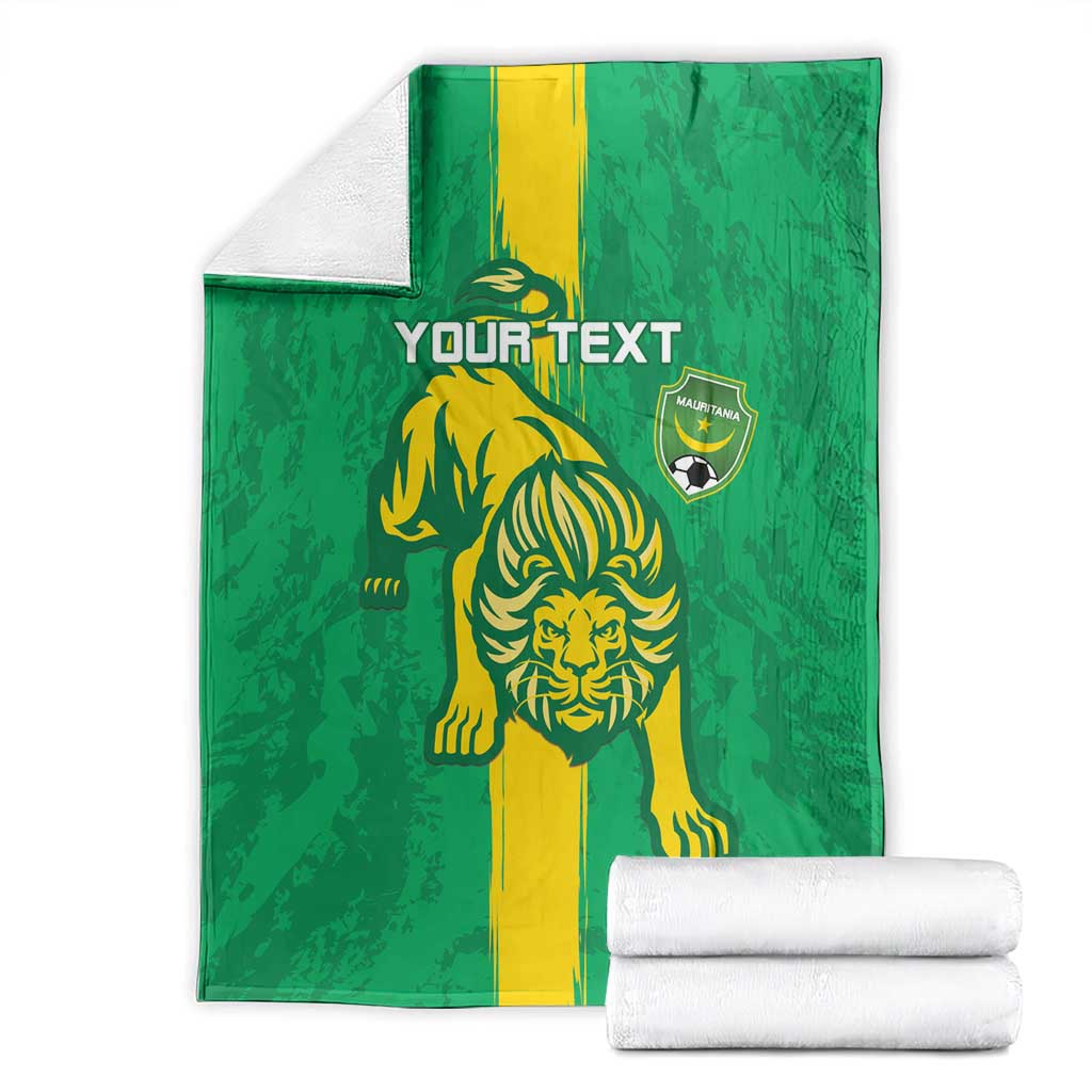 Custom Mauritania Football Blanket Go Al-Murabitun