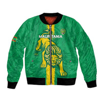 Custom Mauritania Football Bomber Jacket Go Al-Murabitun - Wonder Print Shop