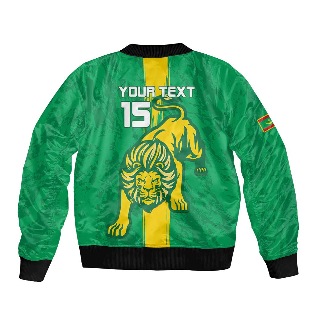 Custom Mauritania Football Bomber Jacket Go Al-Murabitun - Wonder Print Shop