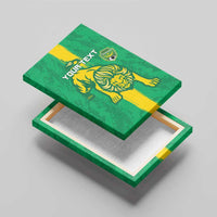 Custom Mauritania Football Canvas Wall Art Go Al-Murabitun - Wonder Print Shop